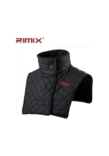 Shineyee Kış Motosiklet Manzarası: Kalın Yünlü, Rüzgar Engellli, Boyun Koruyucu Sarmal Atkı Siyah, Tek Beden