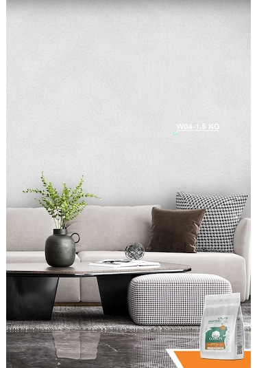 Ventrawall Beyaz Duvar Kaplama - İpek Sıva - W04 - 1.5 Kg