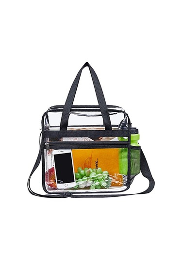 Geekyou Pvc Şeffaf Seyahat Çanta, Büyük Kapasiteli, Askılı Kayışlı, Çok Amaçlı: Kosmetik, Tuvalet Malzemeleri İçin Dayanıklı Taşıma Çantası