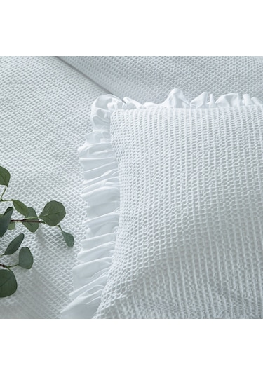Linens Bsp Tek Kişilik Yatak Örtüsü Seti Beyaz
