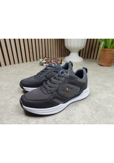 Günlük Fileli Erkek Sneaker Bağcıklı Kalın Taban Ayakkabı 8011 001