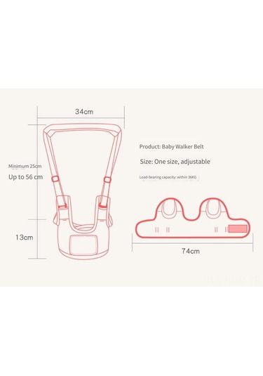 Suofeng Bebekler İçin Ayarlanabilir Öğrenme Kemerleri - Nefes Alabilir, Kollük Ve Kalça Korumalı, Tüylerli Havlu Hediyeli Yürüyüş Eğitimi Aleti