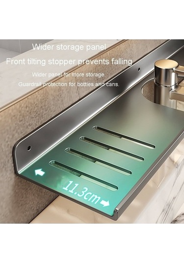 Tongxida Boğaziçi Mağaza Uzunluk: Sones Rafı, Musluklı Lavabo Rafları Banyo Depolama 50cm Yüksek Diğer