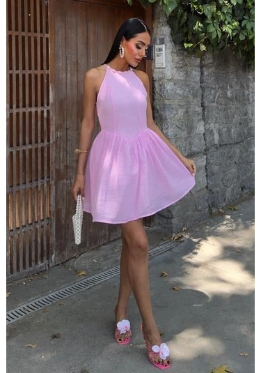 Emh Store Galezzo Mini Elbise 2908 Pembe