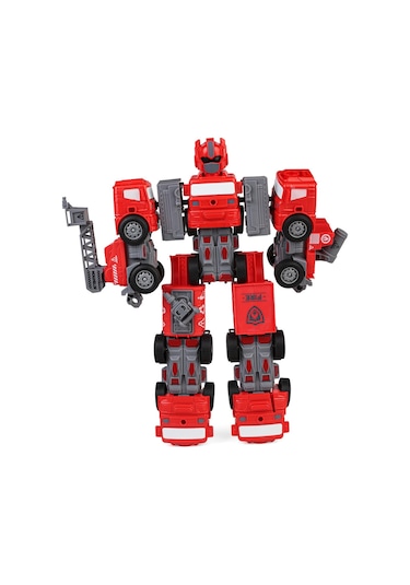 Can Oyuncak Ufo Transformers - Kırmızı Standart