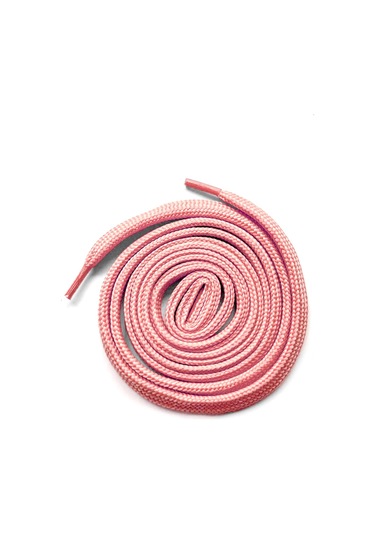 Pembe 1 Cm Kalınlığında 1 Çift Yassı Spor Ayakkabı Bağcığı Pembe