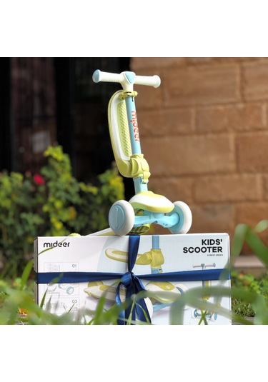 Mideer Katlanabilir Çocuk Scooter- Yeşil