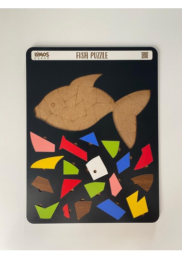 Fish Sevimli Balık Çocuklara Özel Yapboz Tablo