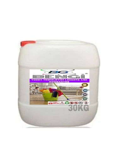 Yüzey Temizleyici Lavanta 30kg Tekli