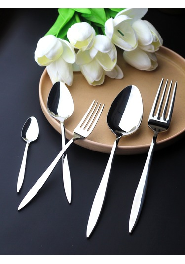 Ares 12 Kişilik 60 Parça Çatal Kaşık Takımı Metal