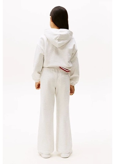 Kız Çocuk Th Geniş Paça Eşofman Altı - Beyaz Snow White Heather
