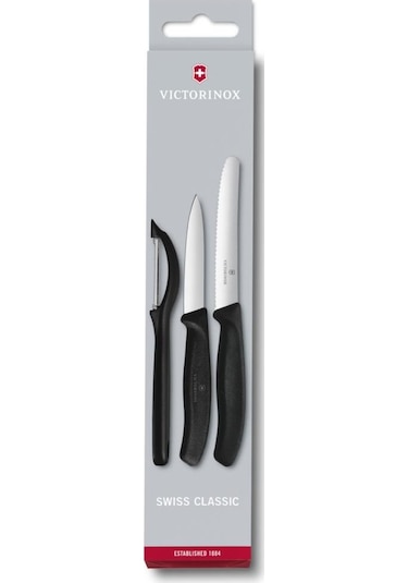 Victorinox 6.7113.31 Siyah Soyma Seti, 3 Parça