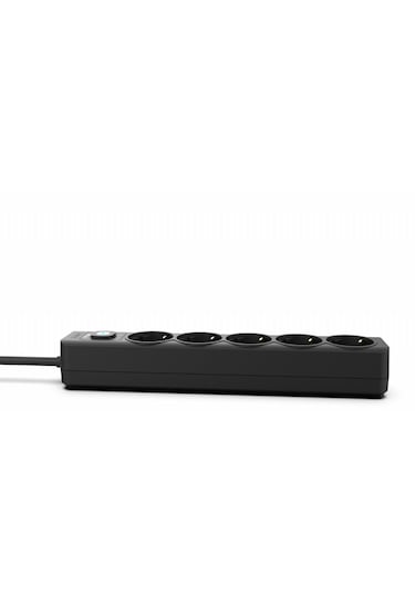 Inca Ipw-44sy 5 Port Akım Korumalı Led Tuşlu Priz 1.5m Siyah
