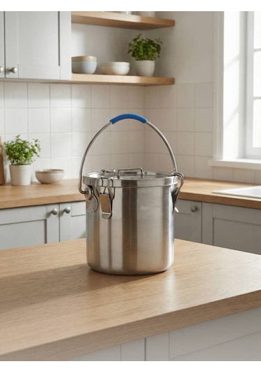 Hascevher Horeca 24 Cm Taşıma Kabı Tabansız Çelik