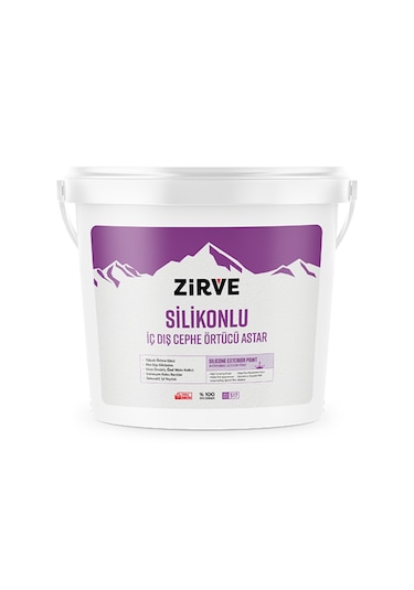 Zirve Silikonlu İç Ve Dış Cephe Örtücü Astar 3,5 Kg 3,5 KG