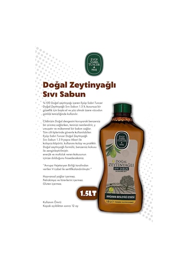 Doğal Zeytinyağlı X5 1.5l Sıvı Sabun Ve Rosıe