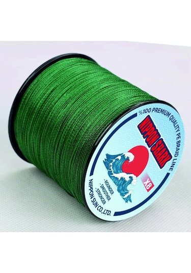 Nippon Shark X8 500 Metre,yeşil,0.20 Mm,ip,örgü,ipek Misina