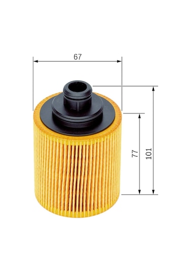 Opel Astra H 1.3 Cdtı Ufi Tipi Bosch Yağ Filtresi 2005-2013 N11.9685