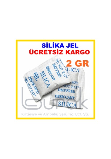 Silika Jel 2 Gr - Nem ve Rutubet Önleyici - 250'Li Paket