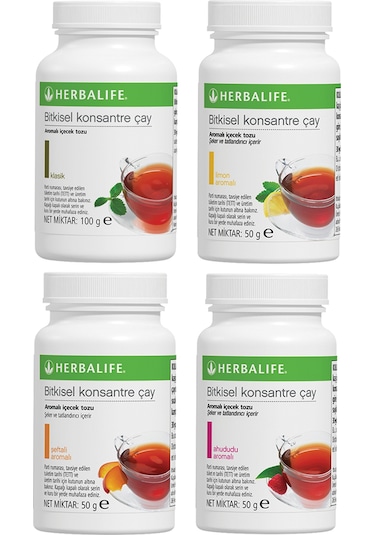 Herbalife Çay Klasik Limon Ahududu ve Şeftali 50gr