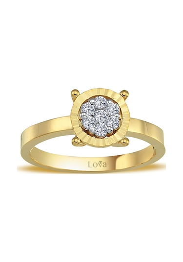 Lova Pırlanta Taşlı Büyük Eridu Yüzük - 1070193