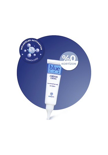 Blue Cap Kuru Ciltler İçin Kortizonsuz Nemlendirici Krem 50 G