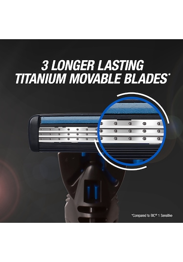 Bic Flex 3 Hybrid Yedek Tıraş Bıçağı Kartuşu 4'lü