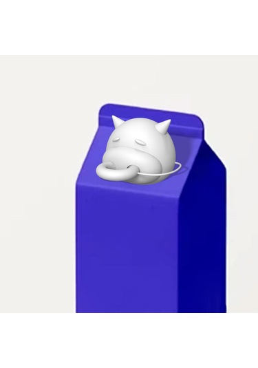 Suntek İnek Meme Sütü Karton Kapağı Komik Kutulu Süt Beyaz