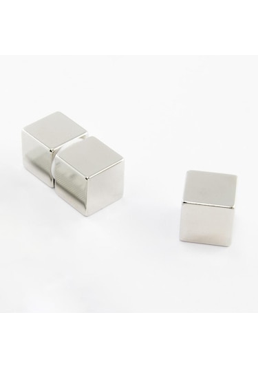 20x20x20 Mm Süper Güçlü Neodyum Küp Mıknatıs, Kare Magnet 2 Adet