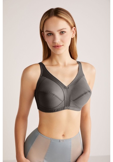 Kom Antrasit Bianca Kapsız Ve Telsiz Toparlayıcı Sütyen Antrasit
