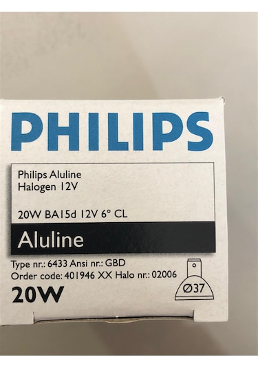 Phılıps Phılıps 6433 12v 20w 6 Ba15d Ampul