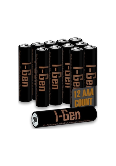 I-Gen A117 Ultra Alkalin AAA İnce Kalem Pil 12'li Paket  LR03 1.5V