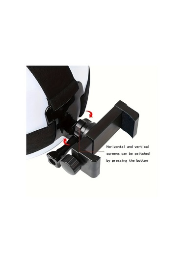 Ayarlanabilir Baş Üstü Cep Telefonu Tutucusu Birinci Şahıs Perspektif Fotoğrafçılığı, Canlı Kamera Tutucusu