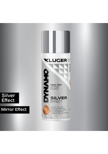 Kluger Sprey Boya Gümüş Krom Efekt 401