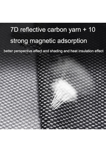 Araba Güneşliği Manyetik Demir Yansıtıcı Örgü Gazlı Bez Güneş Koruyucu Isı Yalıtımı Güneşlik Bölmesi Arka Cam Kare