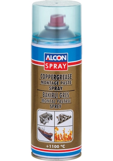 Alcon Coppersolid Bakırlı Gres Montaj Pastası Sprey 400 Ml