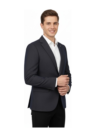 Erkek Tek Spor Ceket Çift Yırtmaçlı Bgl-st04982 Açık Kahverengi