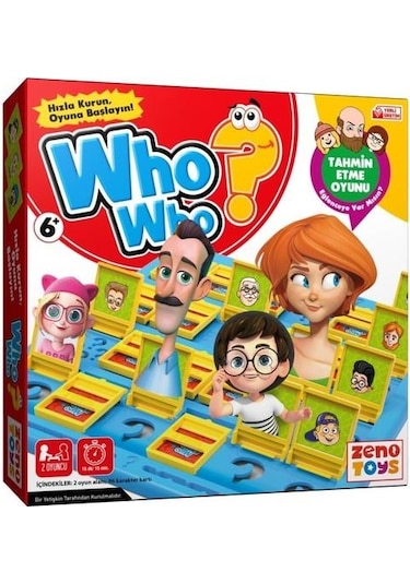 Zeno Toys Who Who Bil Bakalım Kutu Oyunu