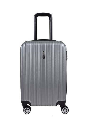 Elatae Kabin Boy Valiz Gri Abs 1020