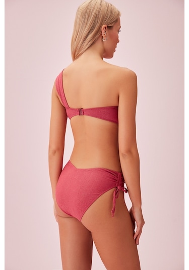 Suwen Yanı Büzgülü Bikini Alt Sb24415a142 Gülkurusu