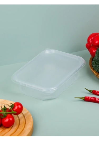 Upakovsik+ Tek Kullanımlık Kapağı Olan 750 Ml Kap, 30 Adet 396827801 100 adet