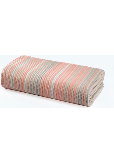 Vicuna Home 4 Mevsim Pamuklu Pike Battaniye Tek Kişilik Pudra