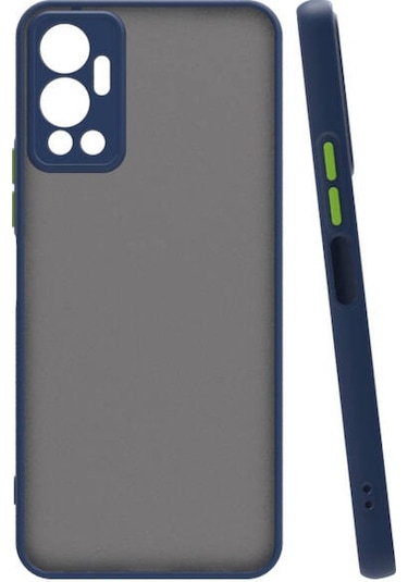 İnfinix Hot 12 Kılıf Mat Kamera Korumalı Renkli Tuşlu Sert Silikon Kapak Hux