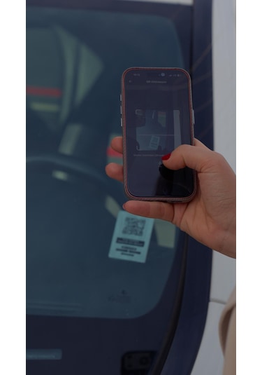 Qr Car Park-uyarı -kontrol Araç İletişim Etiketi
