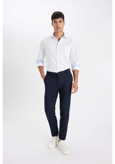 Defacto Regular Fit Oxford Basic Düz Uzun Kollu Beyaz Gömlek B1873AX23AUWT82 Beyaz