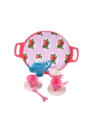 Zuzu Tepsili Çay Seti Pembe