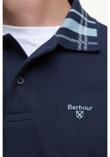 Barbour Trematon Tailored Fit Polo Yaka Ny91 Navy Lacivert