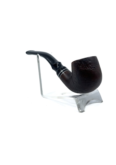 Dapper Bent Apple Briar Gül Kökü 9 Mm Filtreli El Yapımı Pipo - 3070