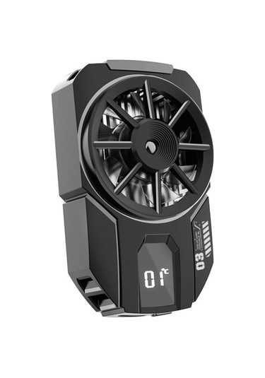 Polham Tüm Telefonlara Uyumlu 7000rpm Buz Tipi Soğutucu Buz Mavisi Led Işık Oyuncular İçin Özel Tasarım