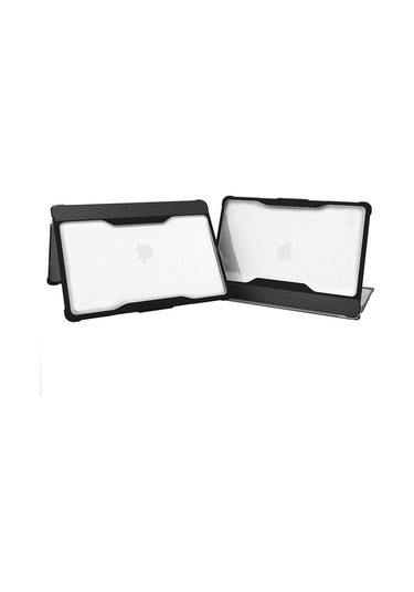 Macbook Air Kılıf Hardcase A1369 A1466 İle Uyumlu Kılıf Outdoorhf Siyah